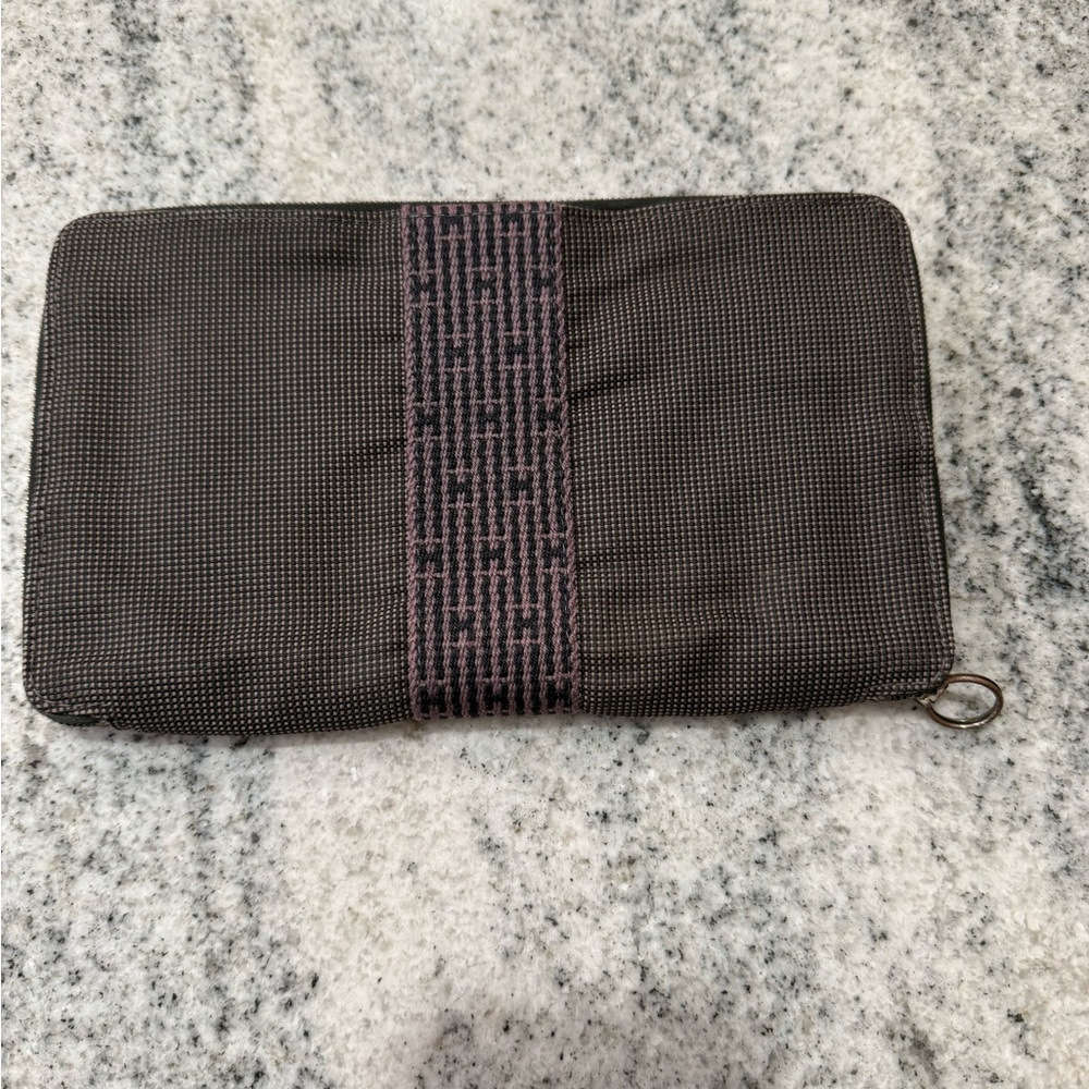Hermes Paris Canvas Organizer/Large Wallet